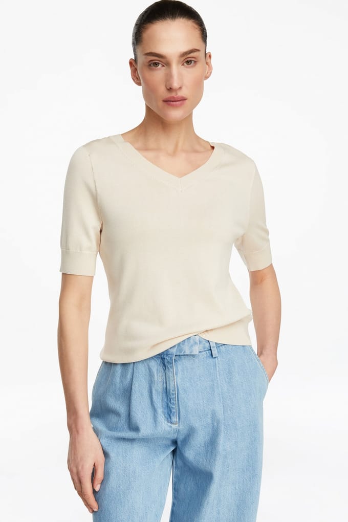 Comma  Pullover Beige Size: 34 | Sweaters Outlet | Dames | Beige