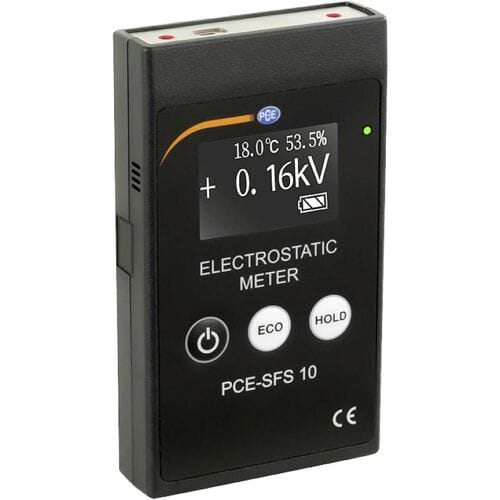 PCE Instruments Elektrostatisch meetapparaat Elektromagnetisch veld, Vochtigheid, Temperatuur