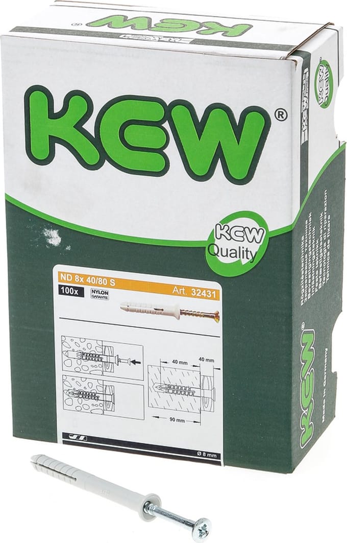 KEW nagelplug vz pk 8x80/40-