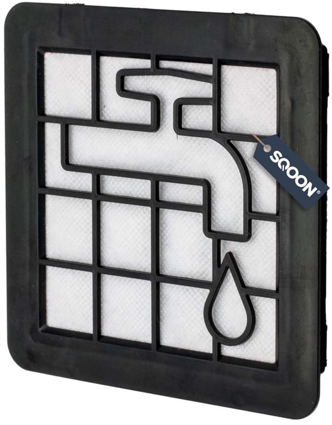 SQOON® Motorfilter Geschikt voor Philips 2000-serie – Model XV1220/01 – Wasbaar – 14,5 x 14,5 cm