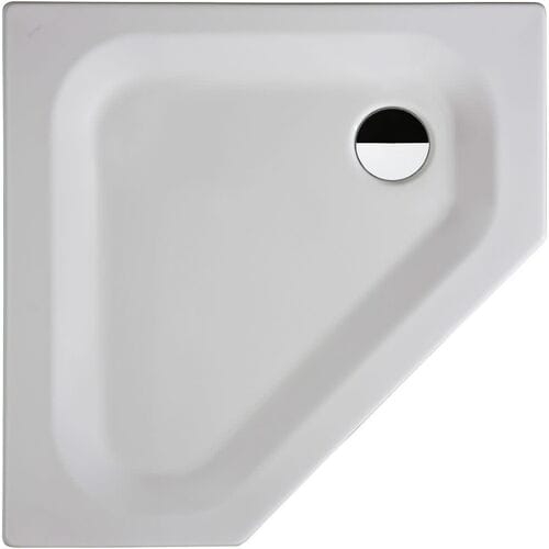 Bette Caro 5-corner shower tray without apron 80 x 80 x 3.5 cm