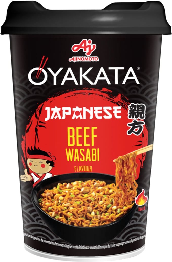 Oyakta Instant Noedels Beef Wasabi 8 x 93 g