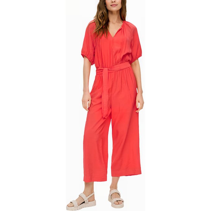 Jumpsuit met strikceintuur