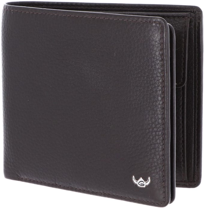 Golden Head Leren portemonnee Capri RFID Protect Scheintasche 1134 Dunkelbraun donkerbruin