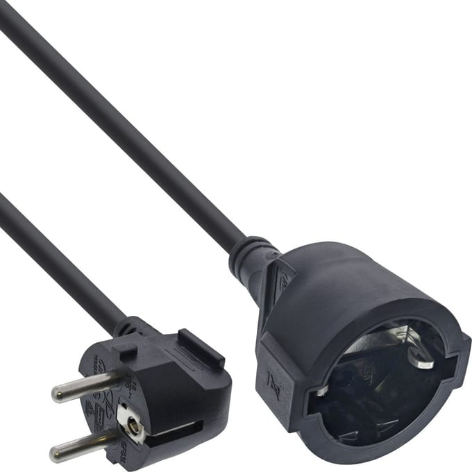 Pro Power cable C13 Ext. - Zwart - 2m