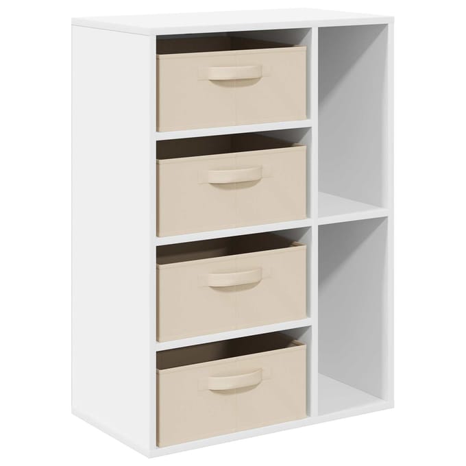 vidaXL - Dressoir - Wit - 60 - x - 33,5 - x - 84 - cm