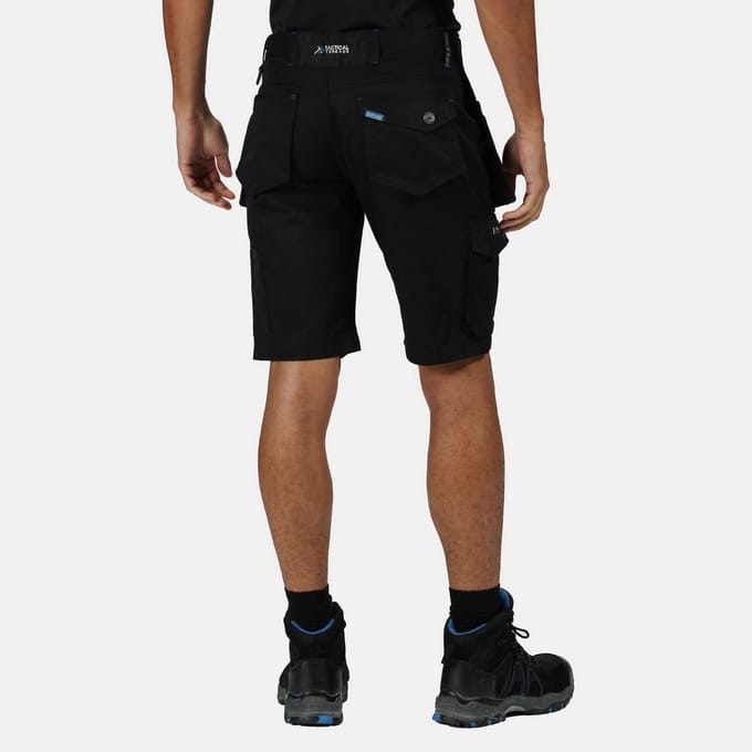 Regatta Heren Tactical Incursion Cargo Shorts (Zwart)