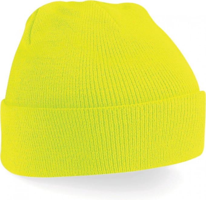 Beechfield Original Cuffed Beanie Fluorescent Yellow