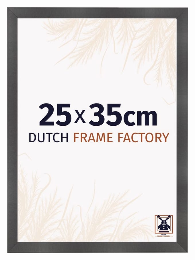 Fotolijst 25x35 cm - MDF - Zwart Mat - Praag