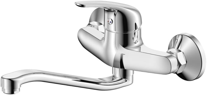 ALONI Pure keukenkraan – wandmontage – chroom