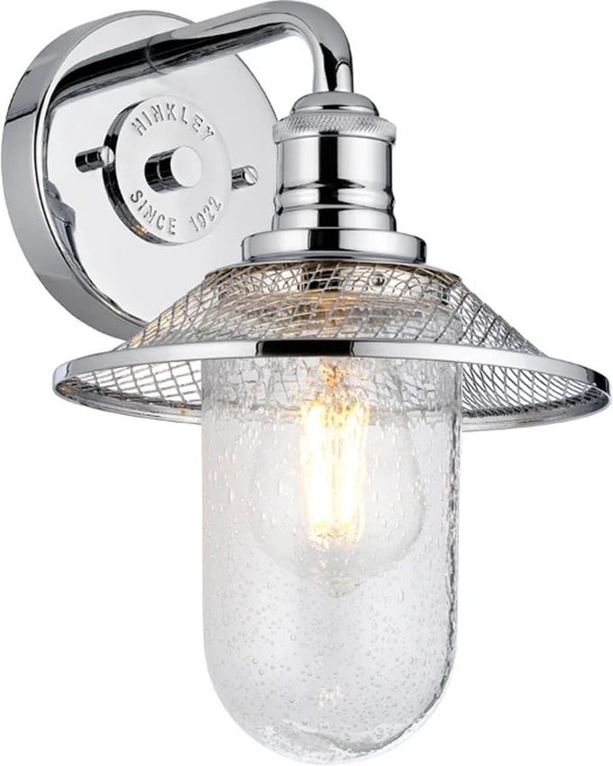 Hinkley LED Badkamerarmatuur Rigby | 1X E27 Max 40W | IP44 | Polished Chrome