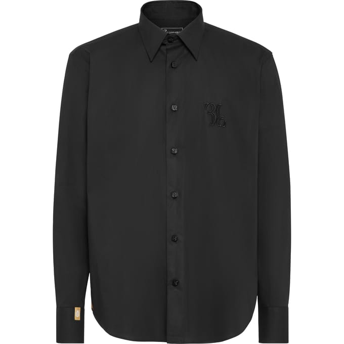 Embroidered Cotton Shirt Loose Fit