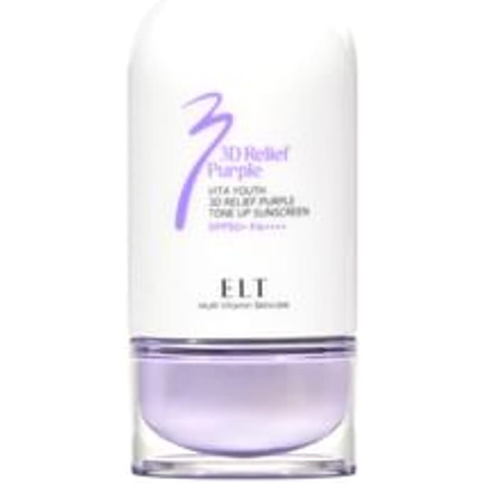 ELT COSMETICS - Vita Youth 3D Relief Purple Tone Up Sunscreen 50ml