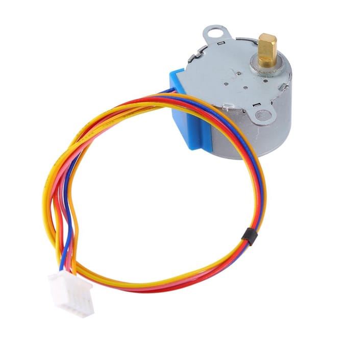1x 12V 4-fase 5-draads stappenmotor 28BYJ4812V voor doe-het-zelfproject gray