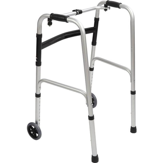 Opvouwbare rollator Professioneel 8 snelheden Hoogte verstelbaar Lichtgewicht Aluminiumlegering Standaard gray