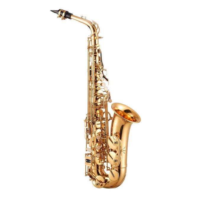 Goudmessing Alt Saxofoon Eb E Plat Sax Beginnerskit met Koffer Mondstuk