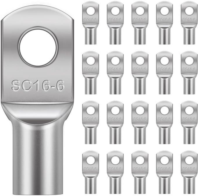 Allecto - Koper Ring Terminals - 20 Stuks - Hoogwaardige Kralen voor