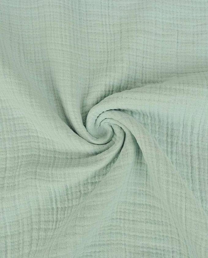 Hydrofiel Stof 6-Laags Uni – Oud Groen – Extra Breed 170 cm – 245 g/m² – 100% Katoen – Per Meter