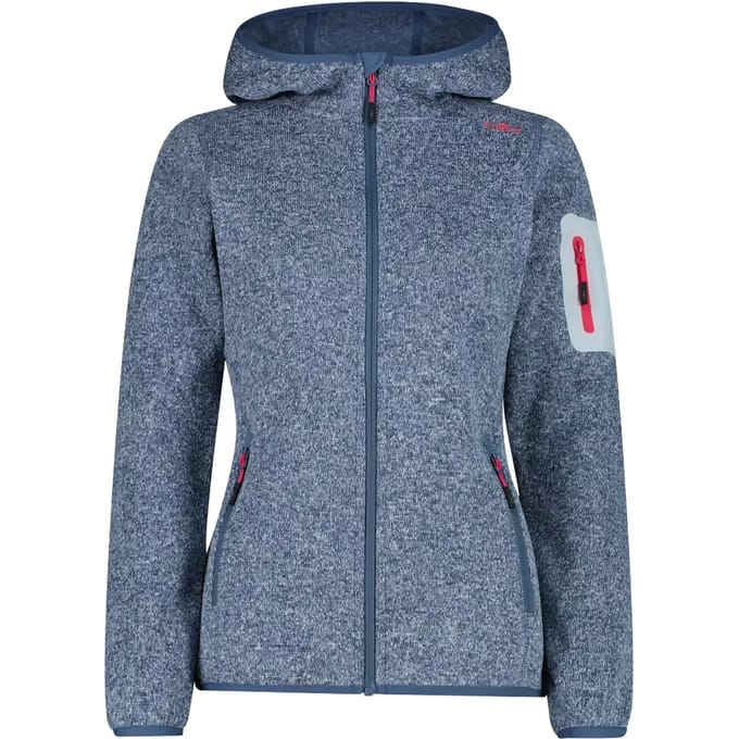 Dikke gebreide hoodie dames CMP Knit-Tech