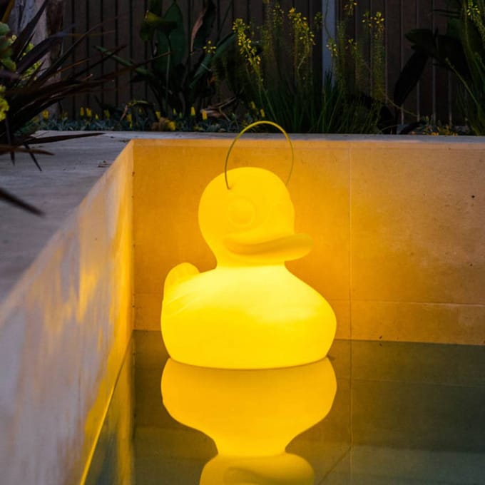 Goodnight Light - Duck Duck XL - geel - kleurveranderende waterproof LED lamp