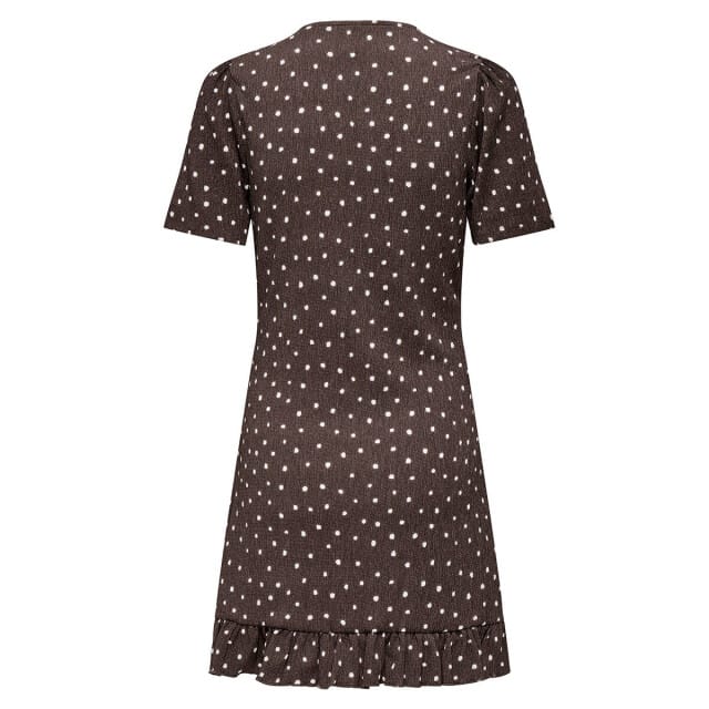 ONLY - ONLMOLLY S/S V-NECK DRESS JRS NOOS Dames Jurk