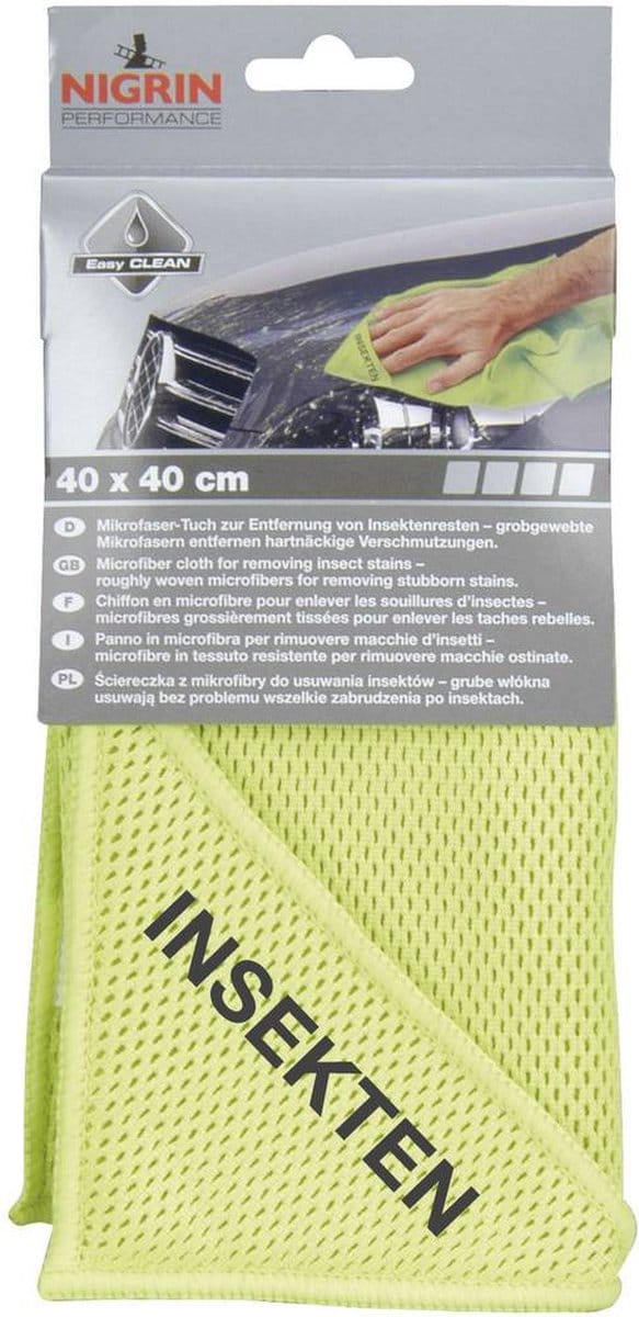 NIGRIN 71502 Insekten Microvezeldoek 1 stuk(s) (l x b) 40 cm x 40 cm