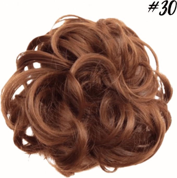 Messy Haarstuk Bun #30 | Haar wrap extension |  Hair Messy Bun - 40 Gram