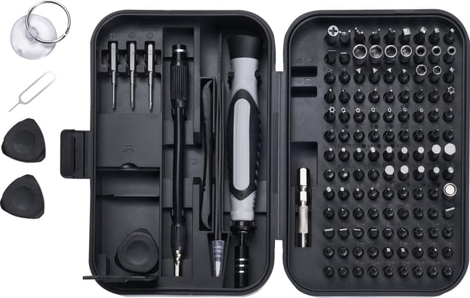 Brute Strength - Precisie schroevendraaier set - 130-delig - Universeel - Magnetisch - Gereedschapset- Schroevendraaiers - Bitset met Torx