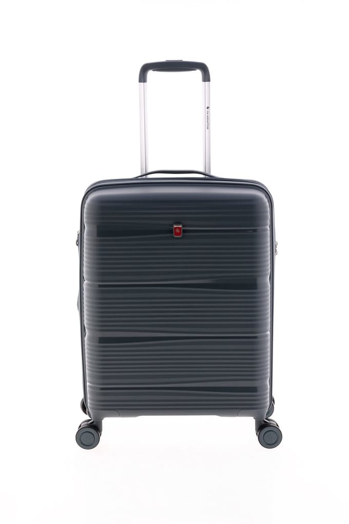 Gladiator Bionic Handbagage Koffer - 55 cm - 36/40 liter - Expandable - TSA slot - Grijsgroen