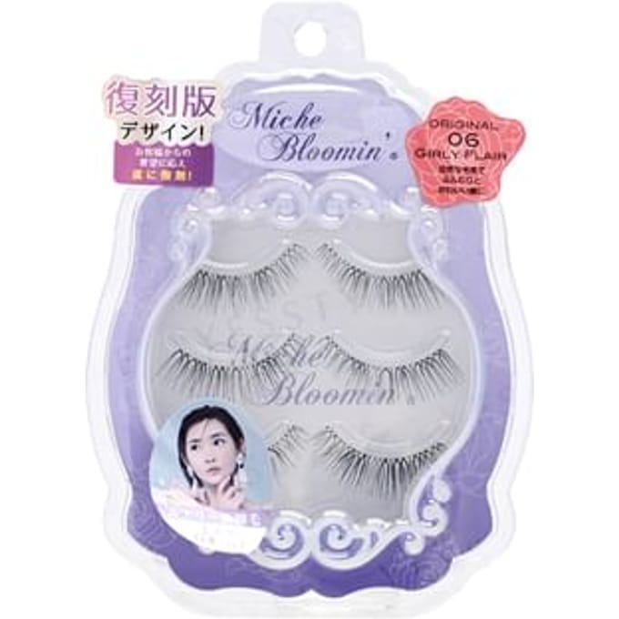 Miche Bloomin' - Eyelash Original Line 06 Girly Flair 3 pairs