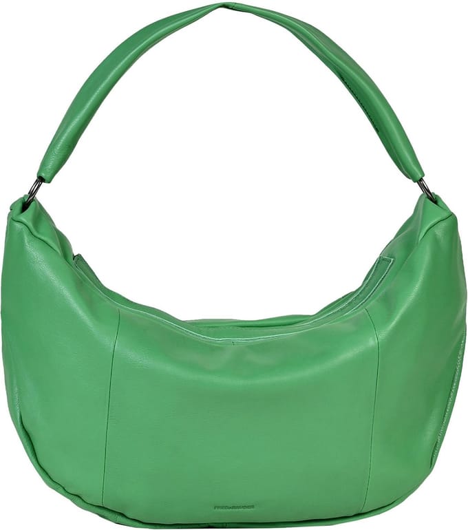 FREDsBRUDER Leren Schoudertas Rousur Shoulderbag Electric Green Groene