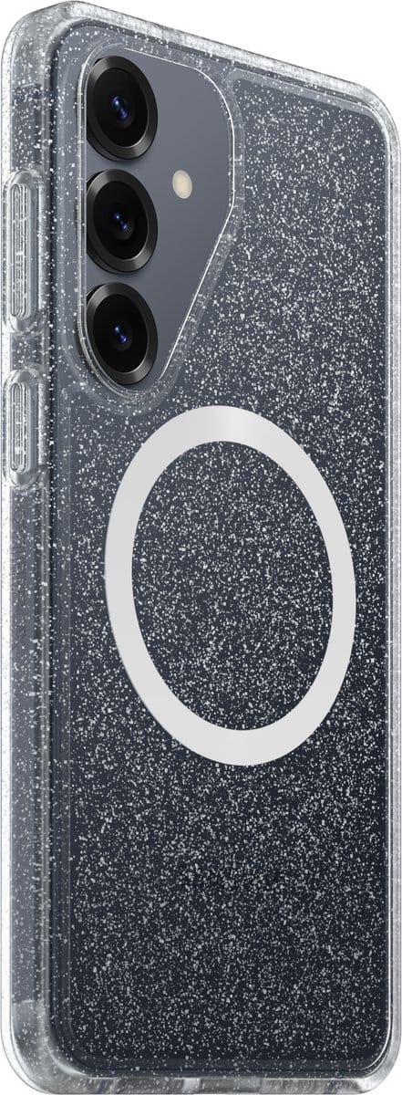OtterBox React Hoesje Geschikt voor Samsung Galaxy S26 Plus | Compatibel met MagSafe / Qi2 | Back Cover Glitter Transparant