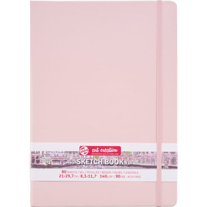 Talens Art Creation Schetsboek Pastel Roze 21 x 29.7 cm 140 g 80 Vellen