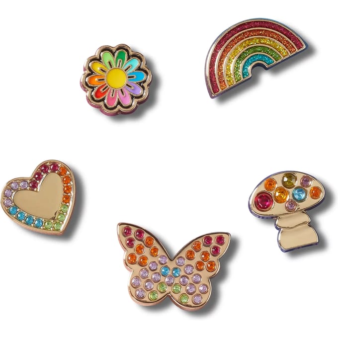 Jibbitz Crocs Rainbow Elvtd Festival (x5)