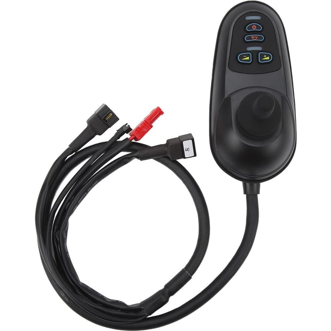 Elektrische Rolstoel Controller met Remconnector Mobiliteit Rolstoel Joystick Borstel Controller DC24V black