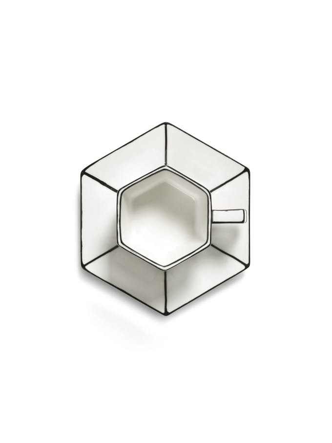 Serax Carte Blanche By A.Philips Espresso Kop En Schotel Set Van 2