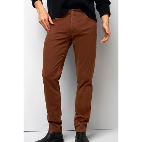Meyer Broek M5 Five High Performance Satin Organic Cotton Blend 5-Pocket Roest / male
