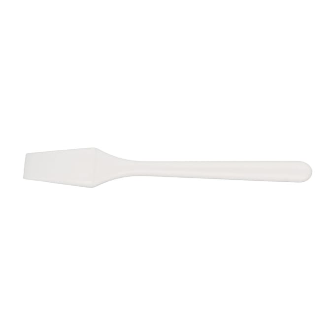 50 stuks Cosmetische Lepel Masserende Herbruikbare Cosmetische Lepel Spatel Wit voor Crème Nagel Lijm Wit white