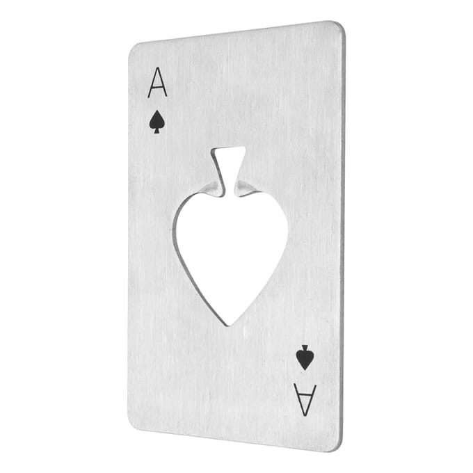 Flesopener RVS Multifunctioneel Draagbaar Casino Flesopener voor ThuisZilver zilver