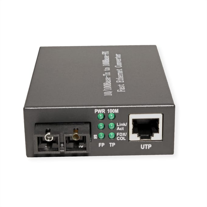 VALUE Fast Ethernet Converter, RJ45 - SC