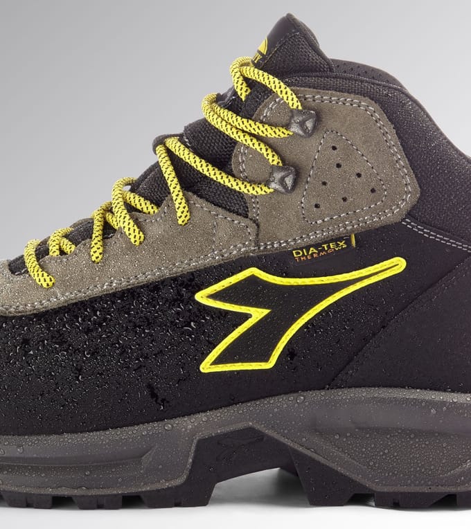 Diadora SPORT DIATEX MID S7S FO CI SR BLACK/STEEL GRAY 35