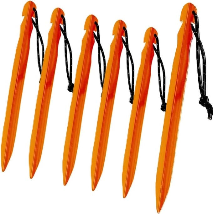 Wechsel V-peg - tentharing - 6 stuks - 17 cm - 13 gram - in haringzakje