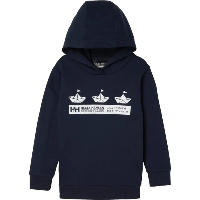Helly Hansen Graphic K Sweatshirt Met Rits Blauw 24 Months Kinderen