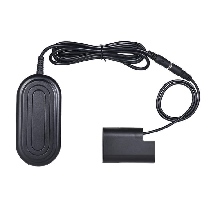 Wisselstroomvoeding Batterijadapter Oplader voor Panasonic Camera DMC-GH4/GH33 UK Plug black