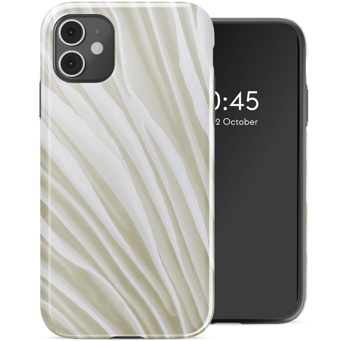 Selencia Hoesje - Geschikt voor Apple iPhone 11 - Backcover - Nature Light Brown