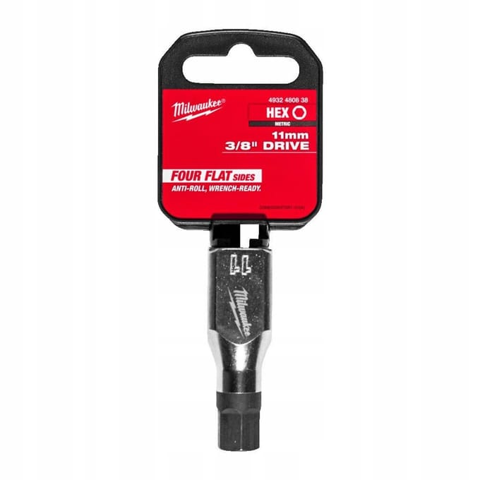 Milwaukee - Professionele Zeskantige Dopsleutel - 11mm - 3/8" - 4932480838