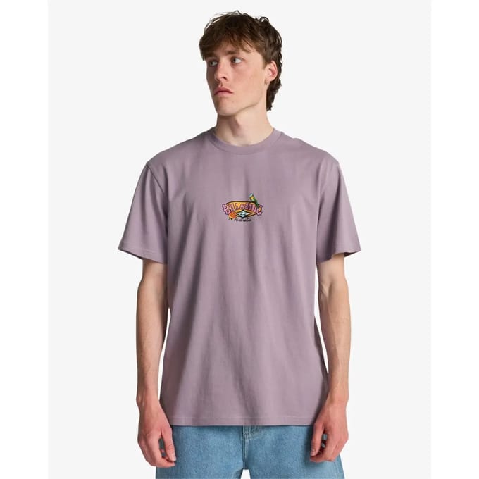 Billabong Origin T-shirt Met Korte Mouwen Paars S Man