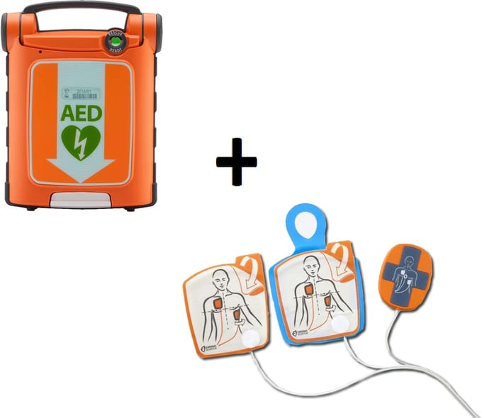Cardiac Science - Powerheart G5 - Volautomaat AED met CPRD elektroden