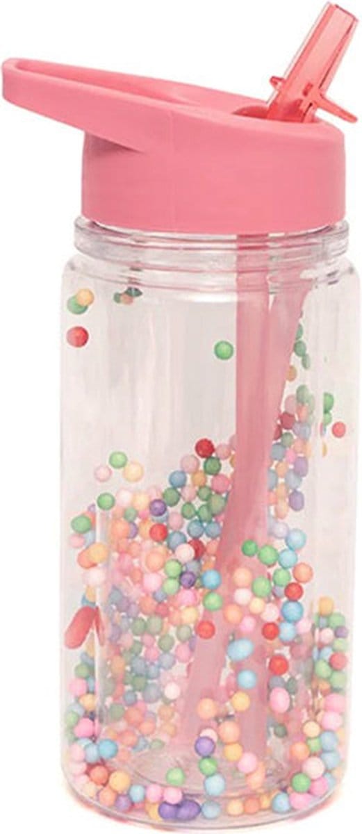 Drinkfles macaron popsicles peony pink - Petit Monkey