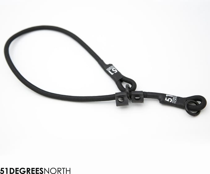 51 Degrees North - Wanderful - Collar - Nylon - Rope - Black - 50-65cmx8mm